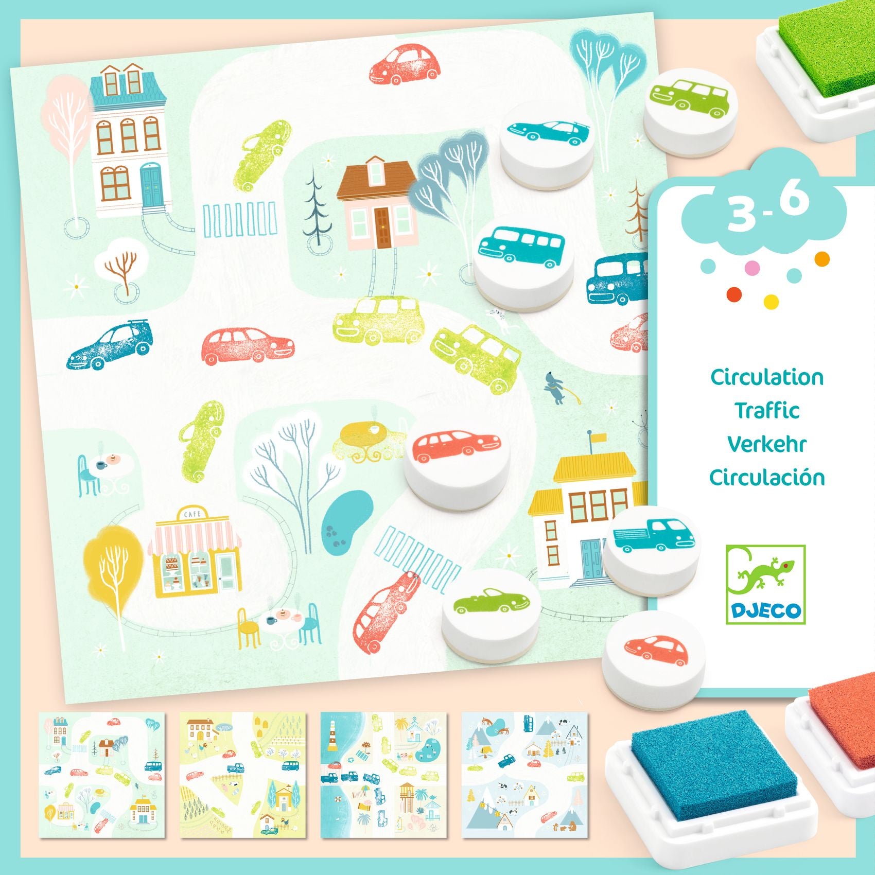 Djeco Stamps Traffic