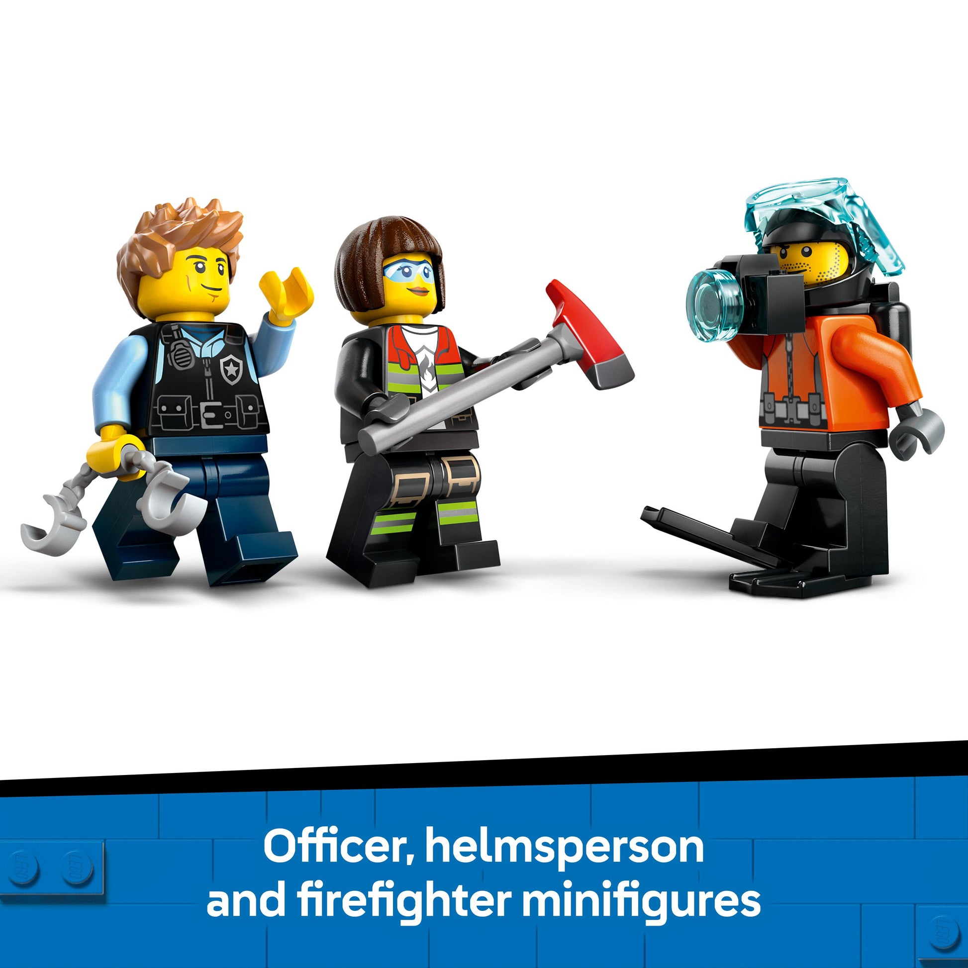Lego City Great Vehicles 60462 Helicopter, Fire Truck & Submarine Remix