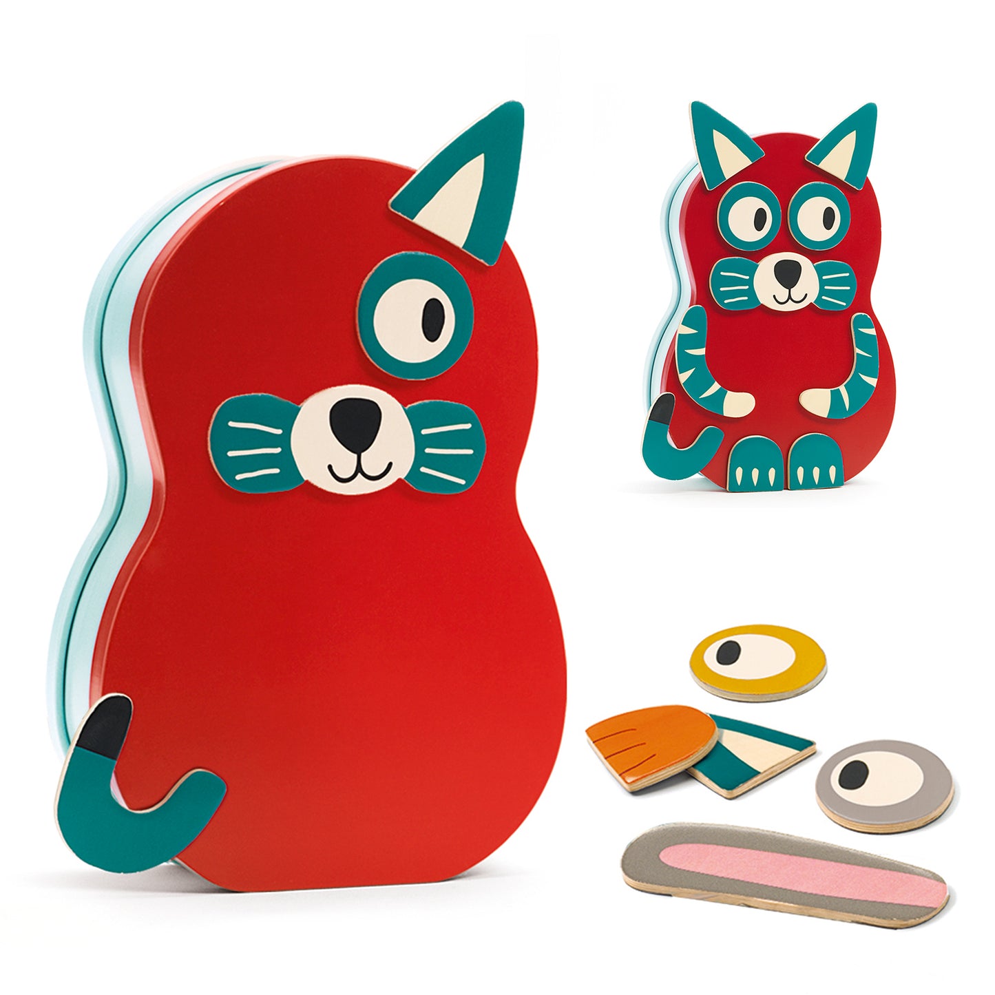 Djeco Inzebox Animo Wooden Magnetic Game