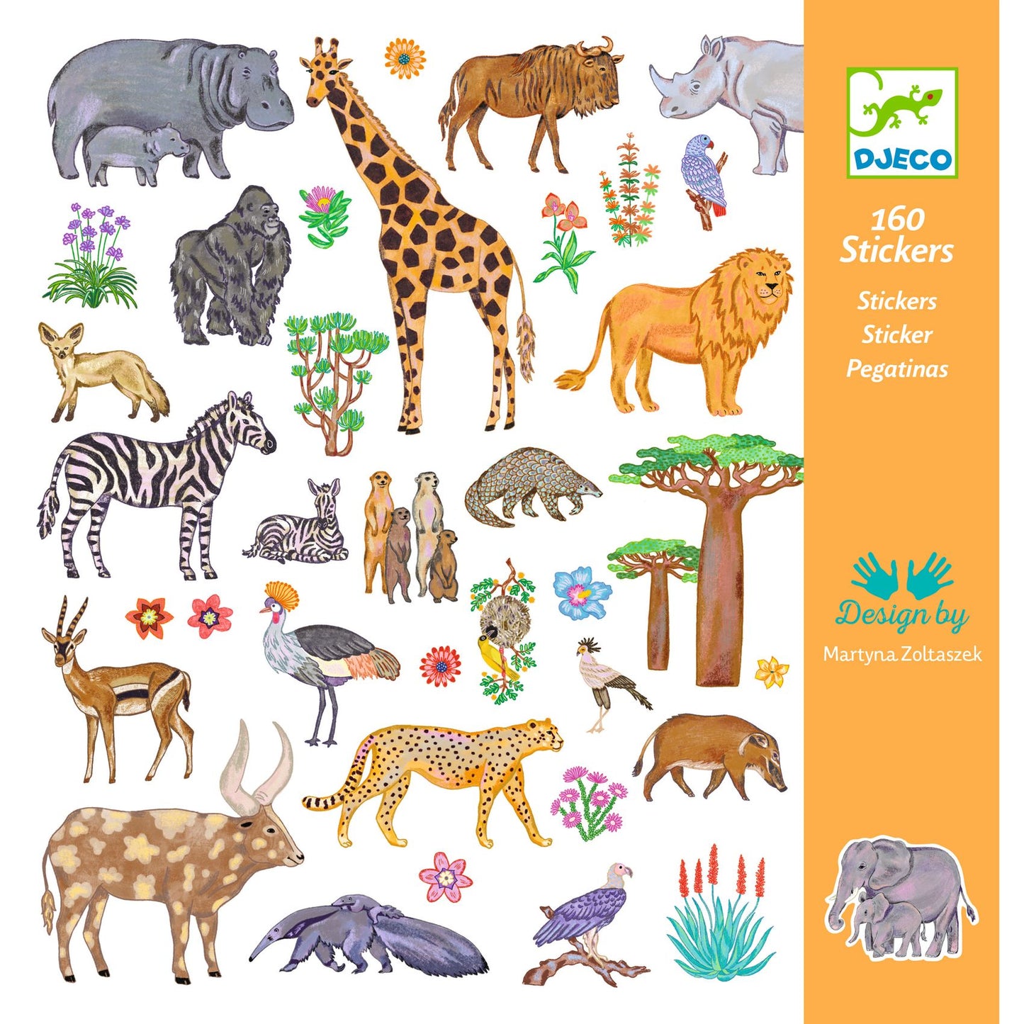 Djeco Stickers Kenya