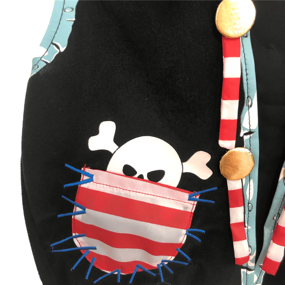 Liontouch Pirate Red Stripe Vest