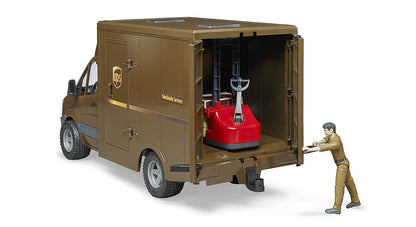 Bruder MB Sprinter UPS With Driver & Accessories
