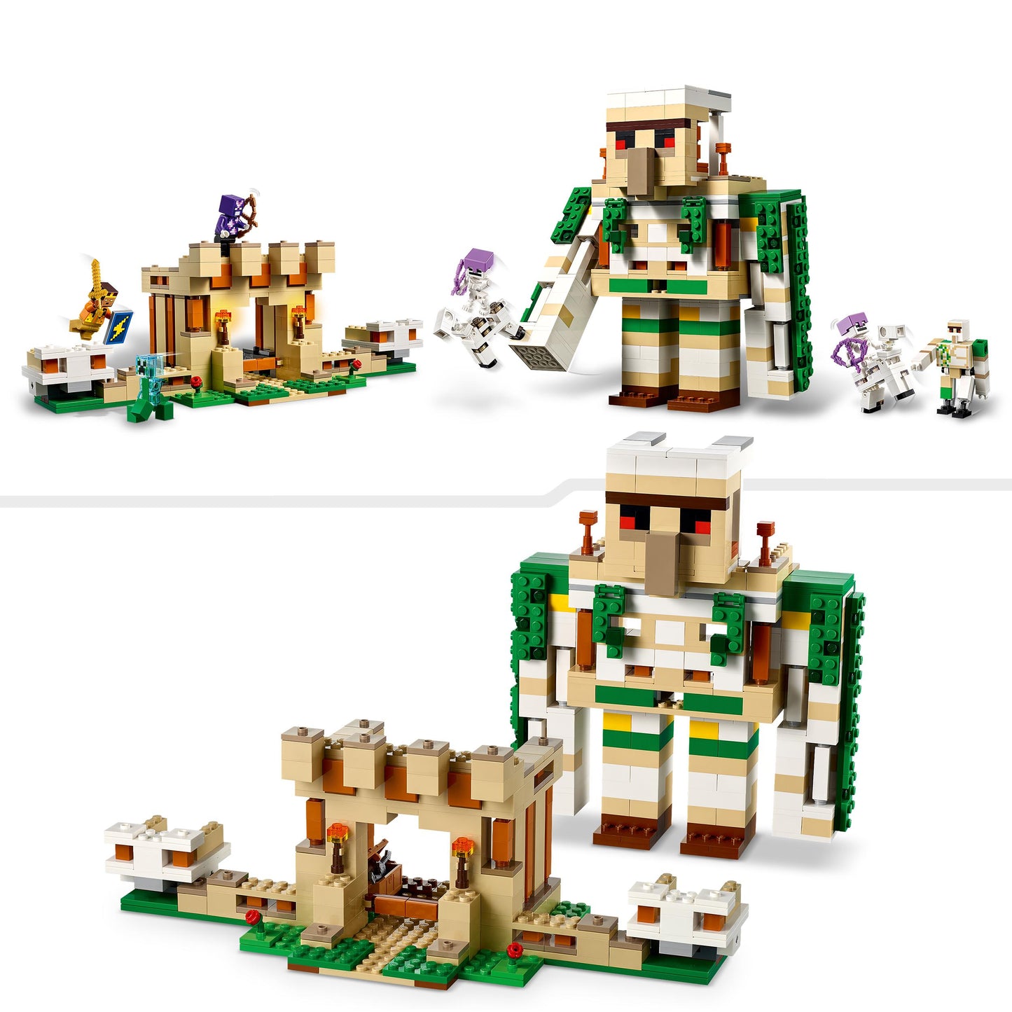 Lego Minecraft 21250 The Iron Golem Fortress (F)