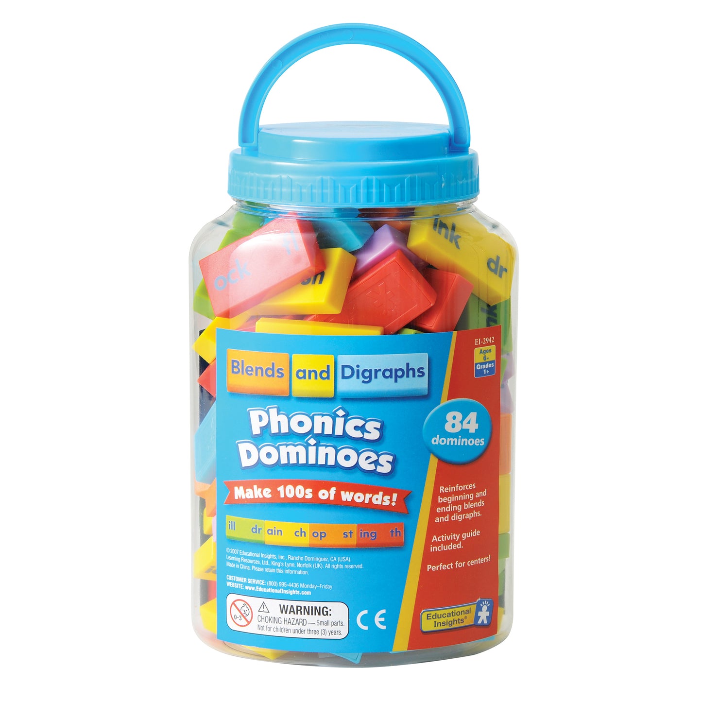 Learning Resources Phonics Dominoes Blends & Digraphs