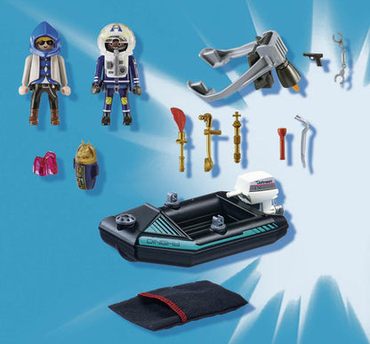 Playmobil 70782 City Action Police Jet Pack with Boat