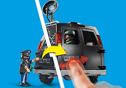 Playmobil 70575 City Action Police Helicopter Pursuit with Runaway Van