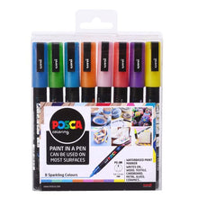 Posca Pc-3M Fine Wlt 8 Sparkling Colours