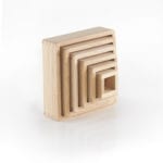 guidecraft Stacking Rainbow Pyramid