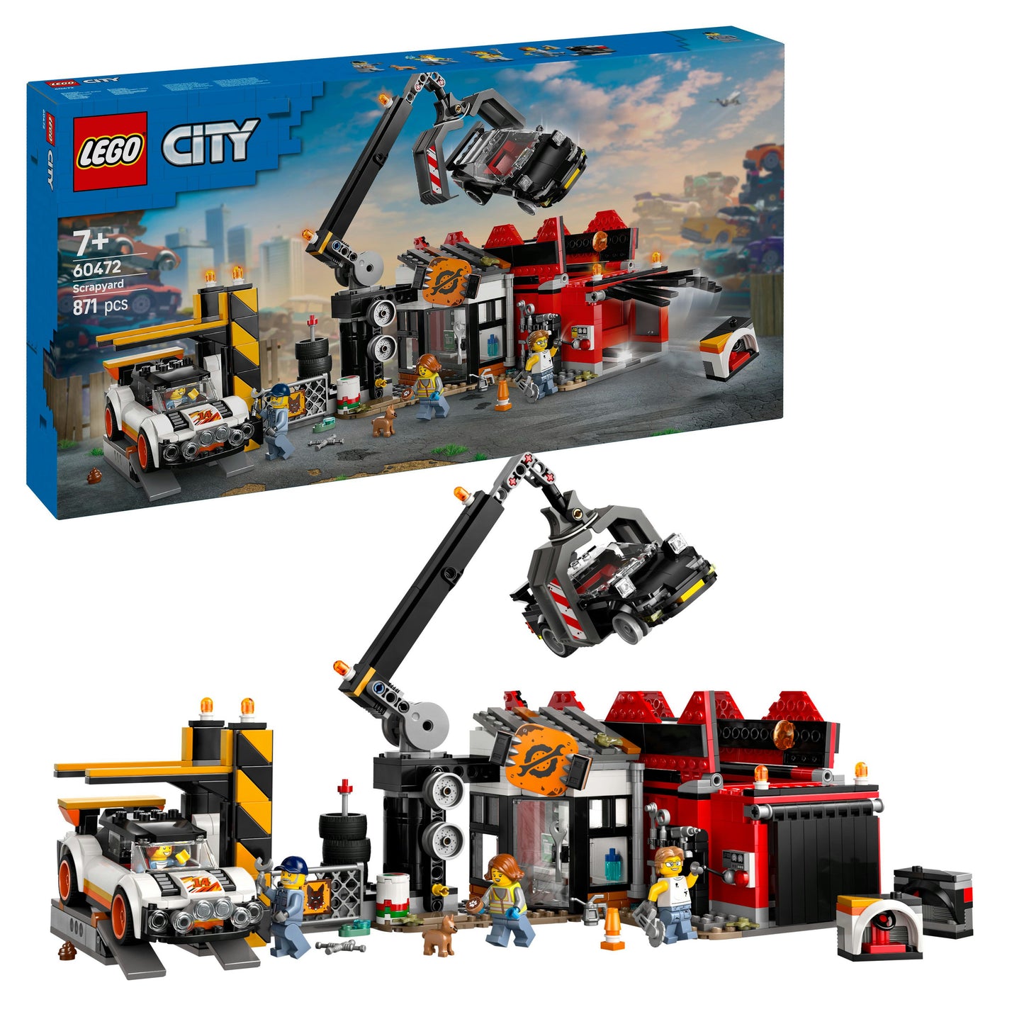 Lego My City 60472 Scrapyard with Cars