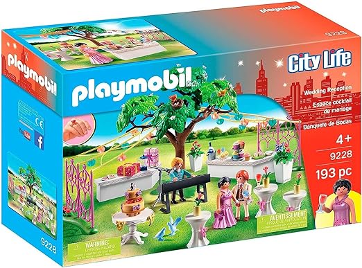 Playmobil 9228 City Life Wedding Reception with Children's Wedding Ring