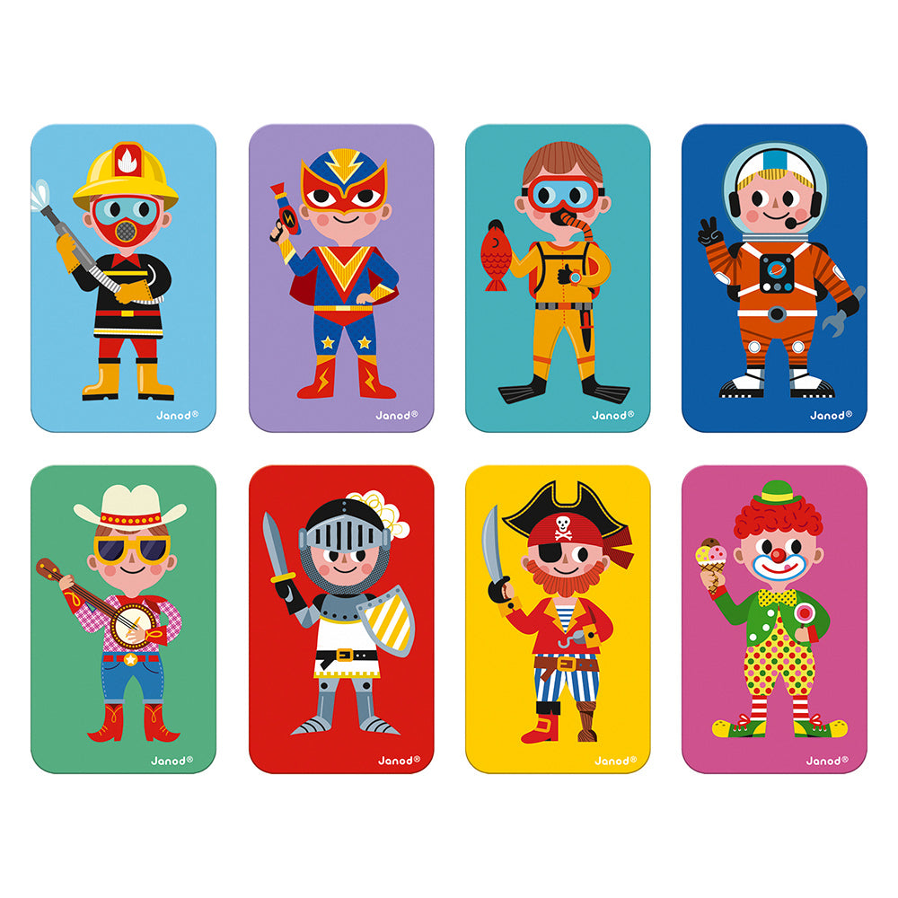 Janod Boy's Costumes Magneti'book