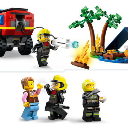 Lego City 60412 4x4 Fire Truck with Rescue Boat
