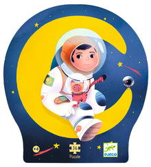 Djeco An Astronaut On The Moon - 36 PC Jigsaw Puzzle