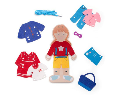 BigJigs Lacing Dress-Up Girl