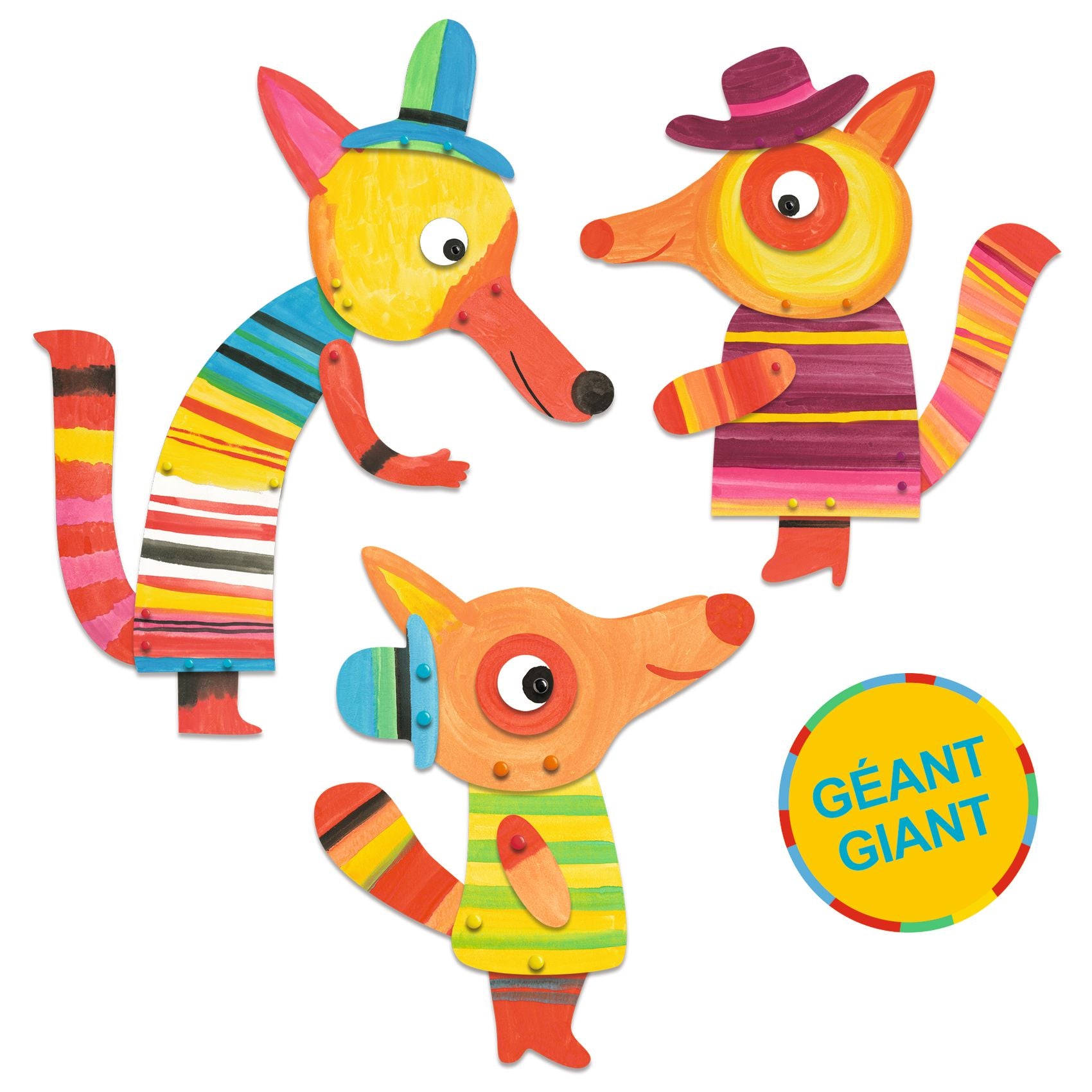 Djeco Painting The Fox Family