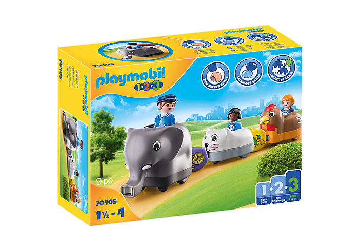 Playmobil 1.2.3 70405 Animal Train