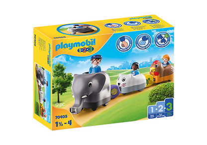 Playmobil 1.2.3 70405 Animal Train