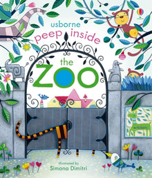 Usborne Peep Inside The Zoo Board Book