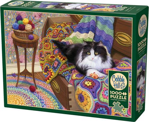 Cobble Hill Puzzles 1000 Pieces Comfy Cat