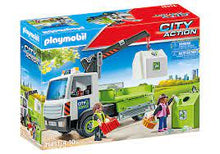 Playmobil 71431 City Life Glass Recycling Truck With Container