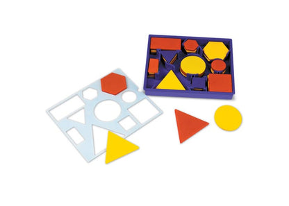 Learning Resources Attribute Blocks Desk Set