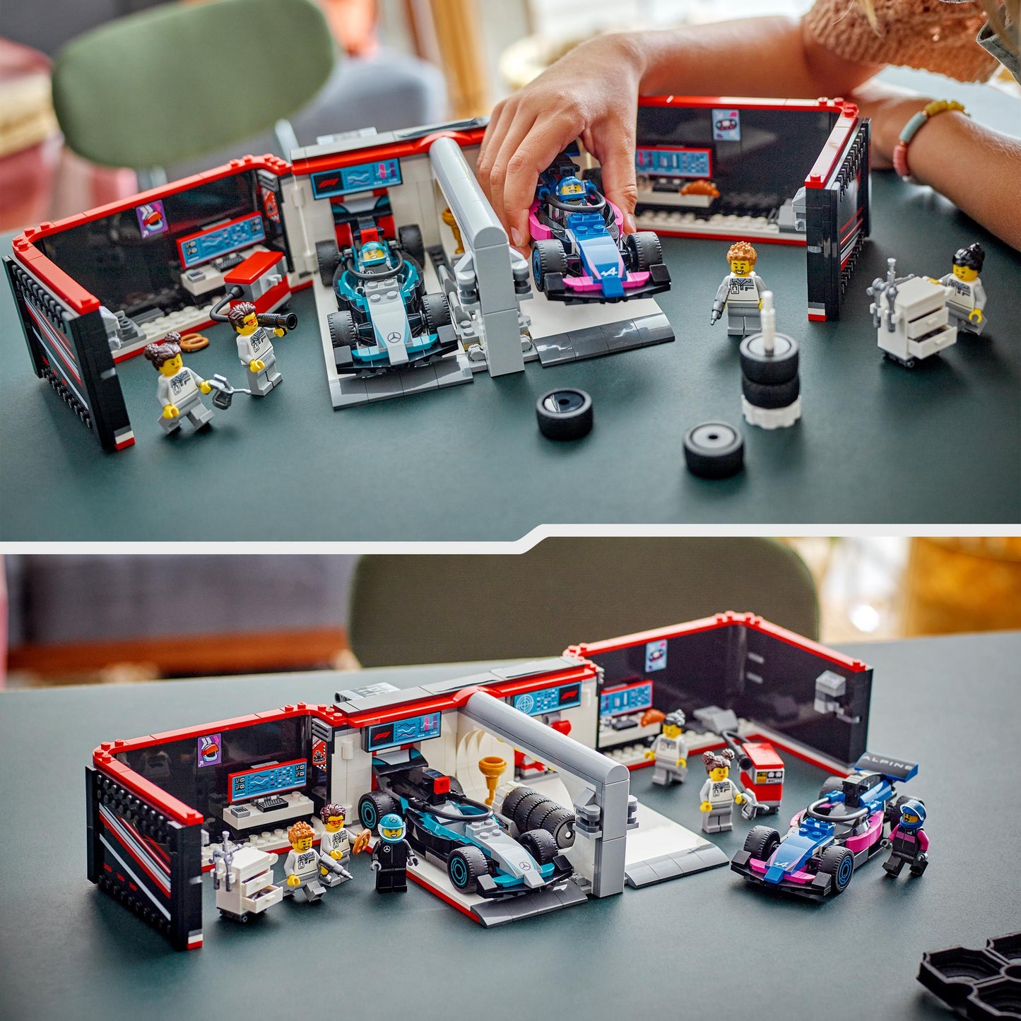 Lego City Formula 1 60444 F1® Garage & Mercedes-AMG & Alpine Cars