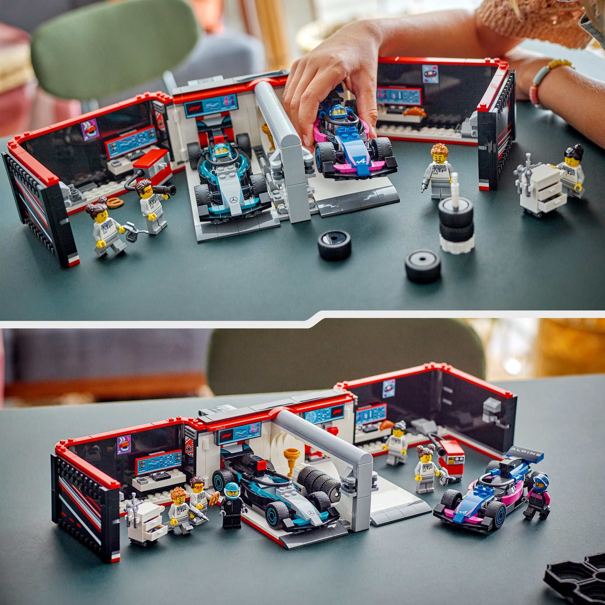 Lego City Formula 1 60444 F1® Garage & Mercedes-AMG & Alpine Cars