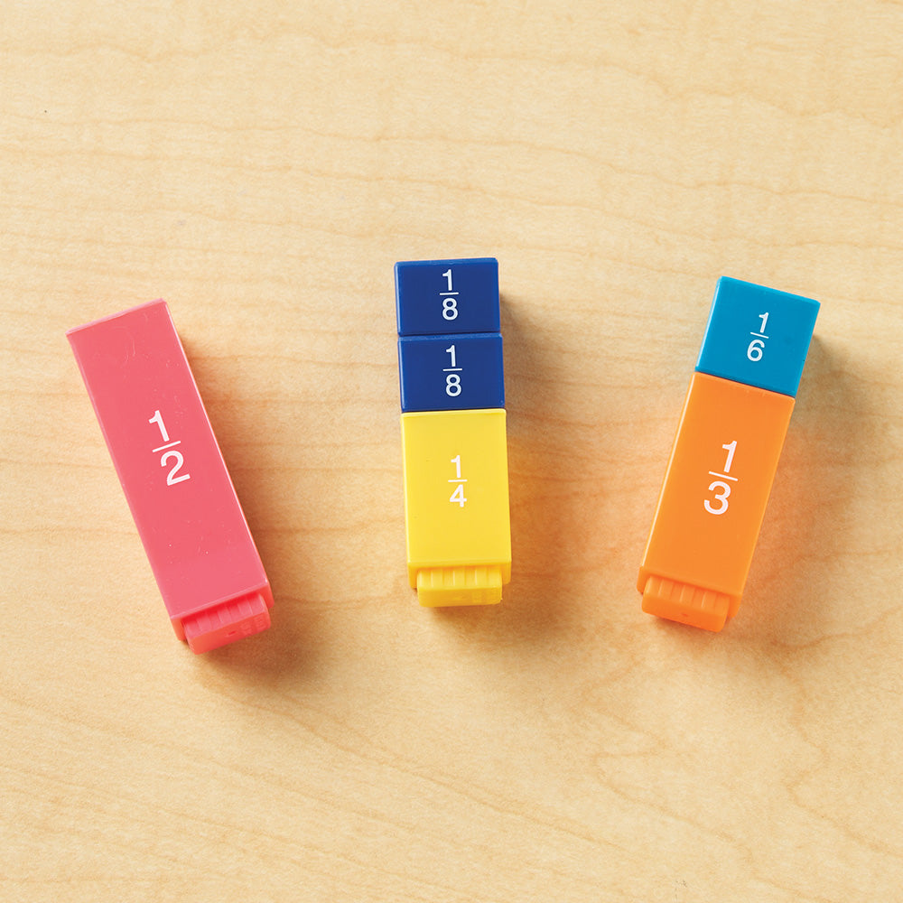 Learning Resources Fraction Tower Fraction Cubes
