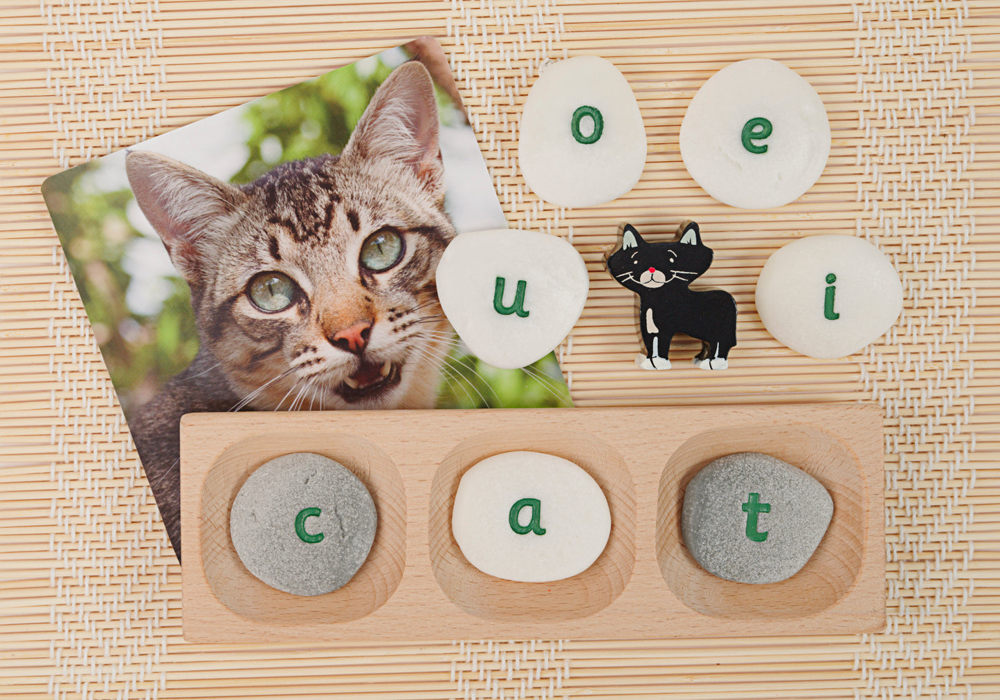 Yellow Door Alphabet Pebbles - Word-building Set