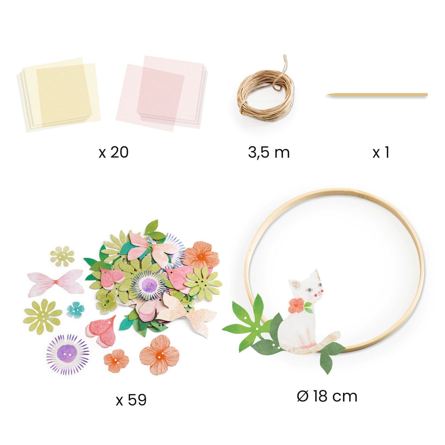 Djeco Wreath To Create Dalia