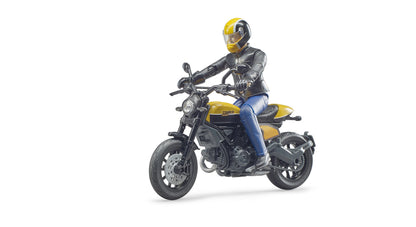 Bruder Bworld Scrambler Ducati With Driver