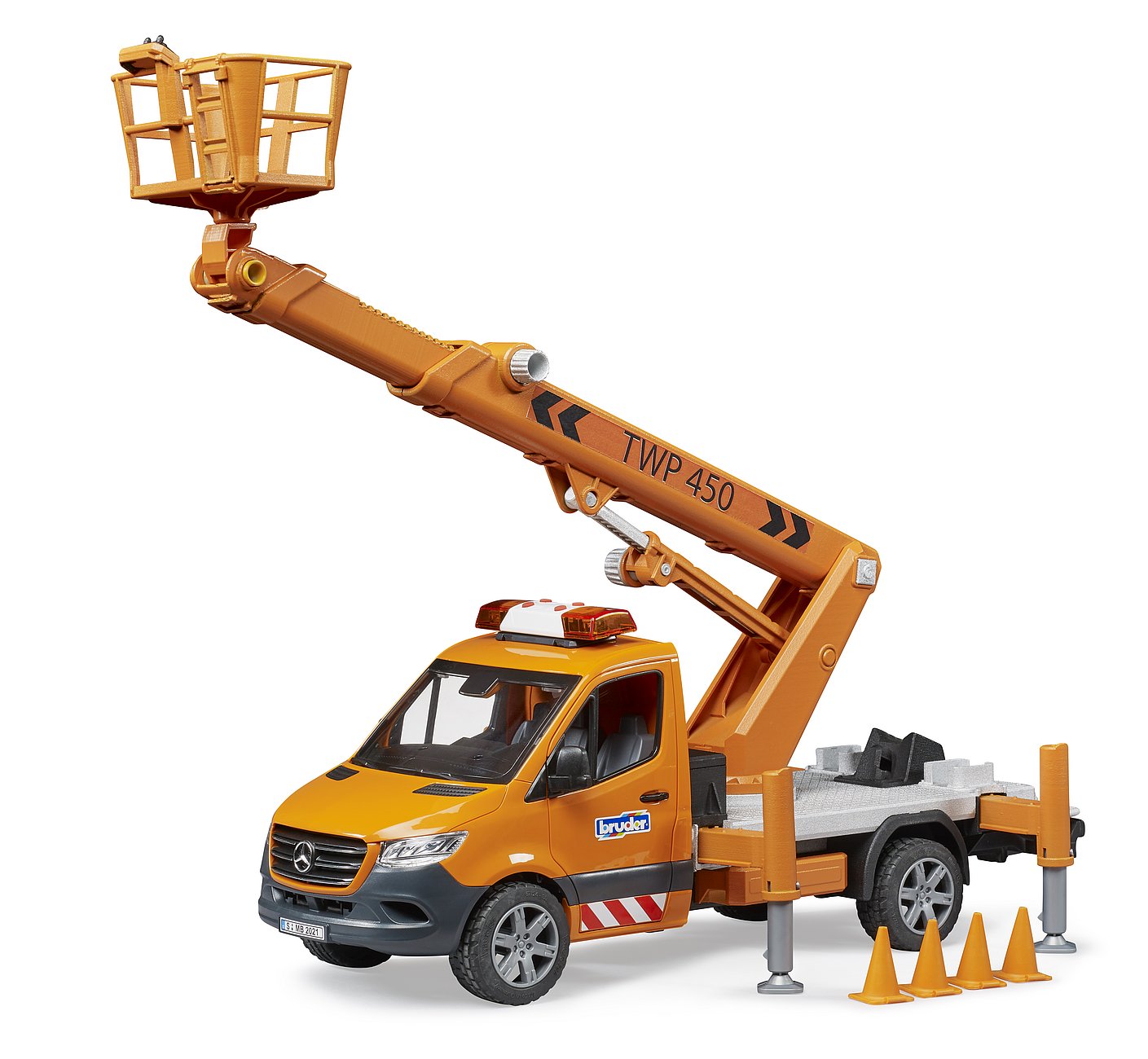 Bruder MB Sprinter W/Working Platform & Light & Sound