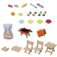 Sylvanian Families BBQ Picnic Set -Elephant Girl-