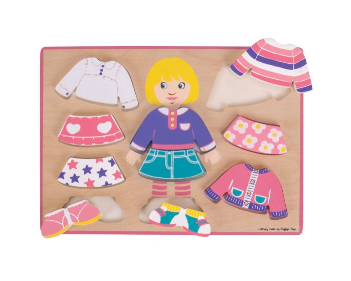BigJigs Dressing Girl Puzzle