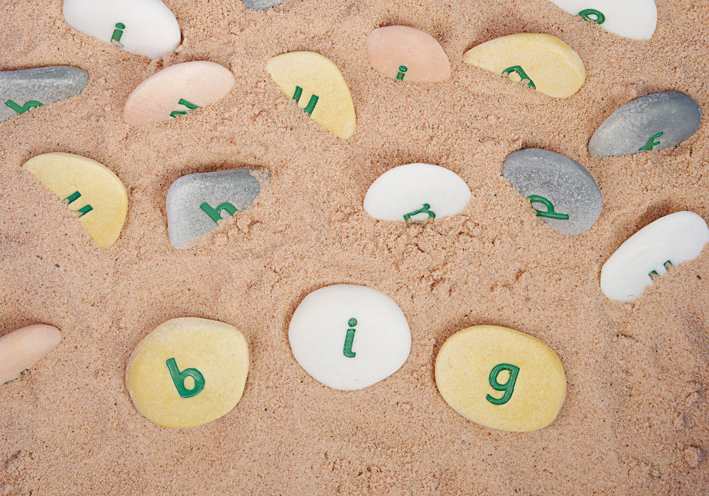 Yellow Door Alphabet Pebbles - Word-building Set
