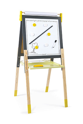 Janod Grey/Yellow Adjustable Easel