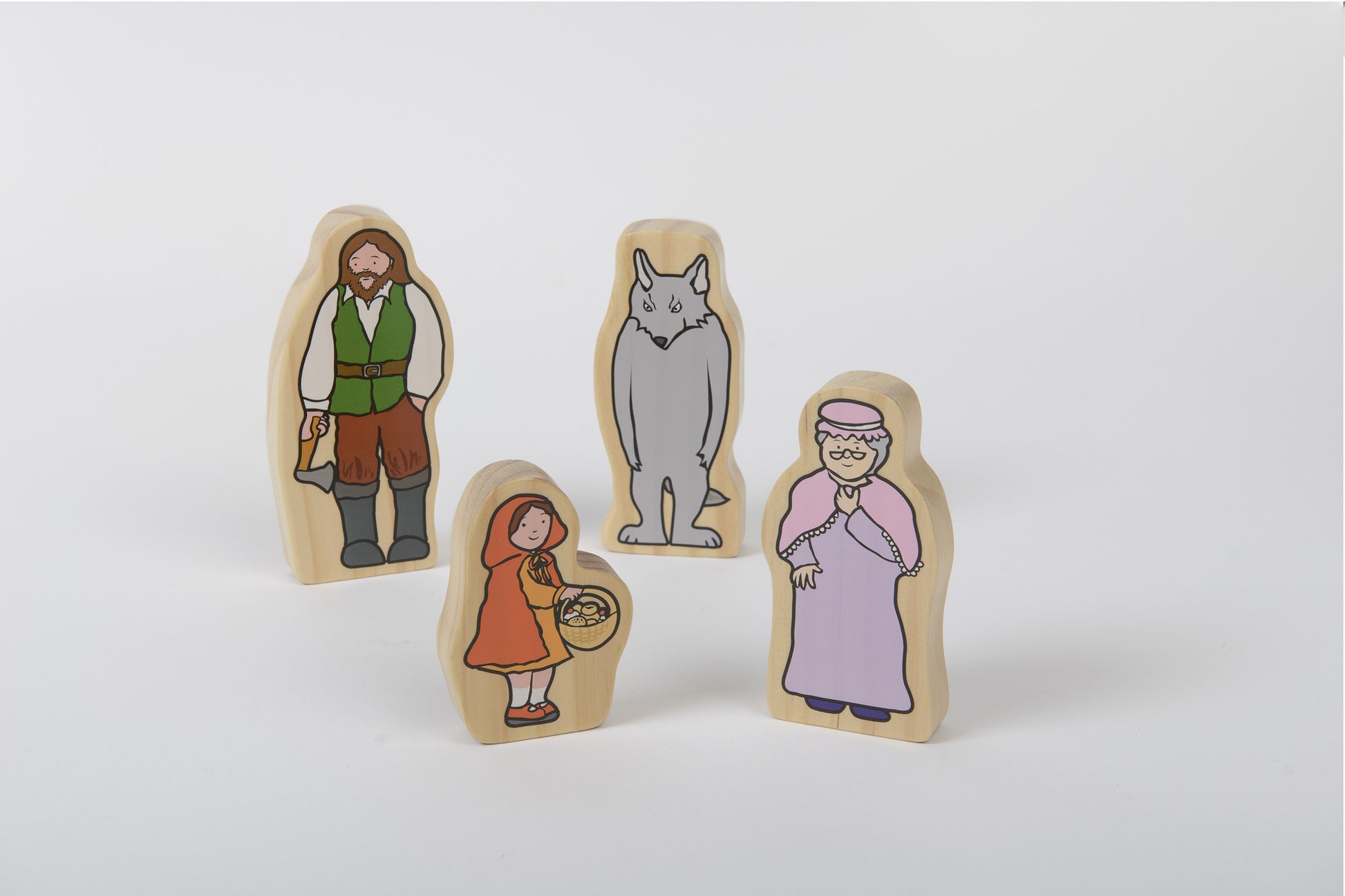 Yellow Door Little Red Riding Hood Wooden Characters