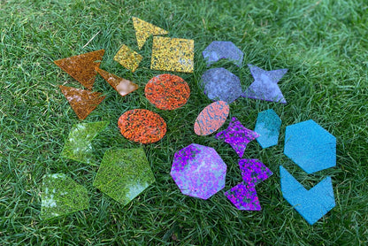 TickiT Rainbow Glitter Shapes