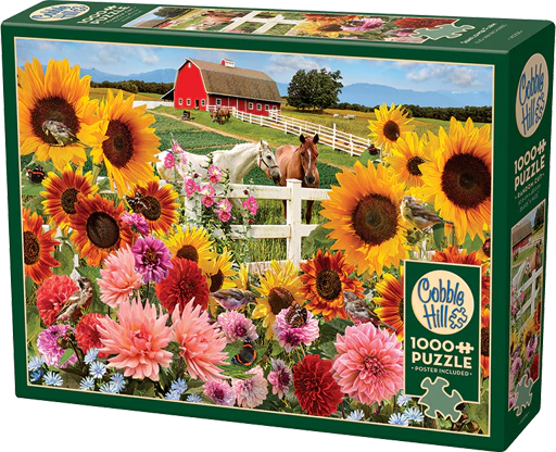 Cobble Hill Puzzles 1000 Pieces Sunflower Farm