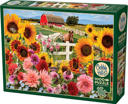Cobble Hill Puzzles 1000 Pieces Sunflower Farm