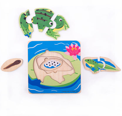 BigJigs Lifecycle Layer Puzzle - Frog