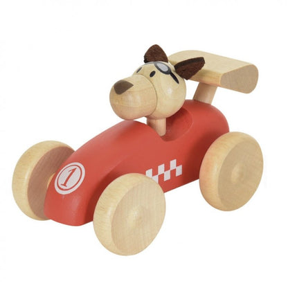 Egmont Toys Wooden Race Car With Dog