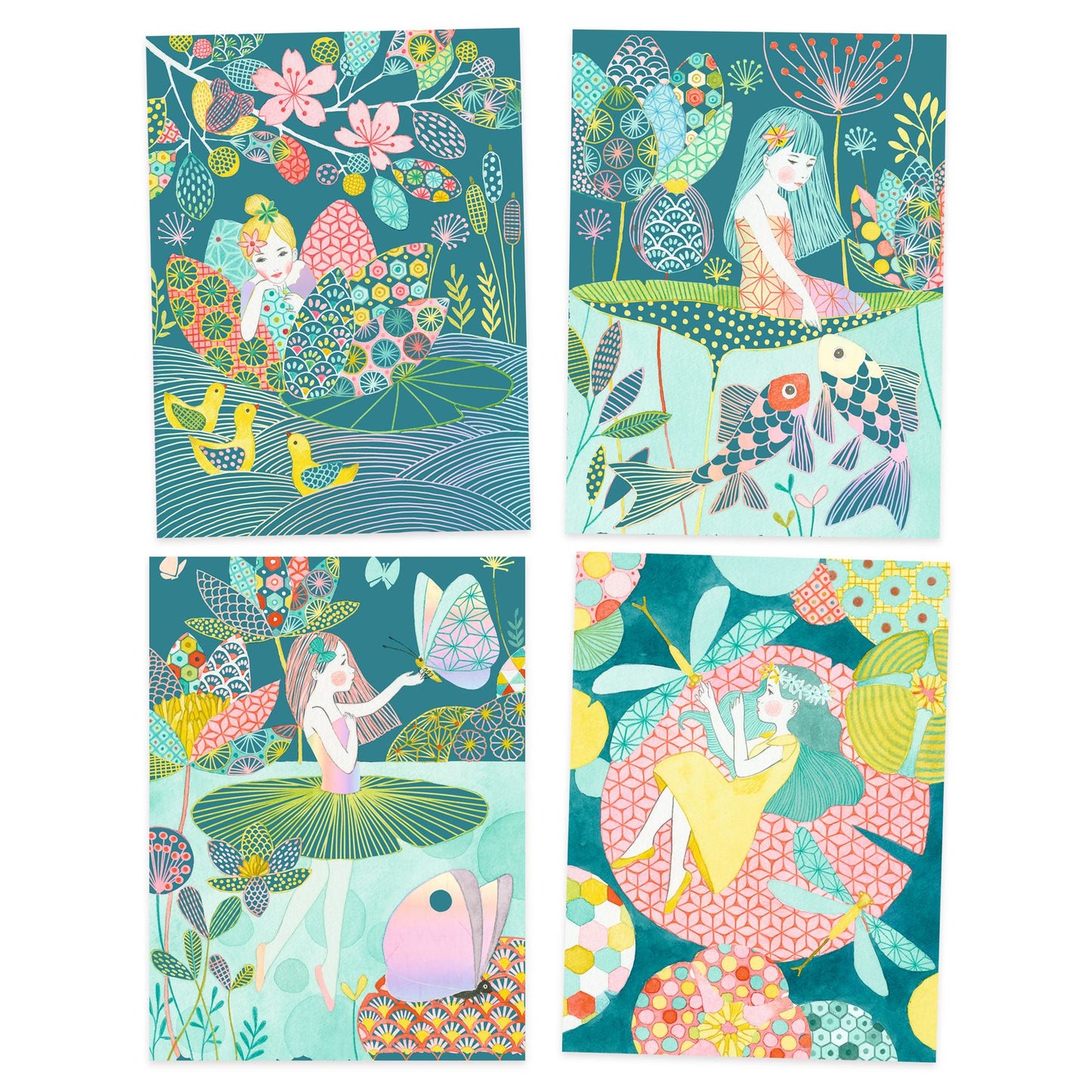 Djeco The Pond Scratch Cards