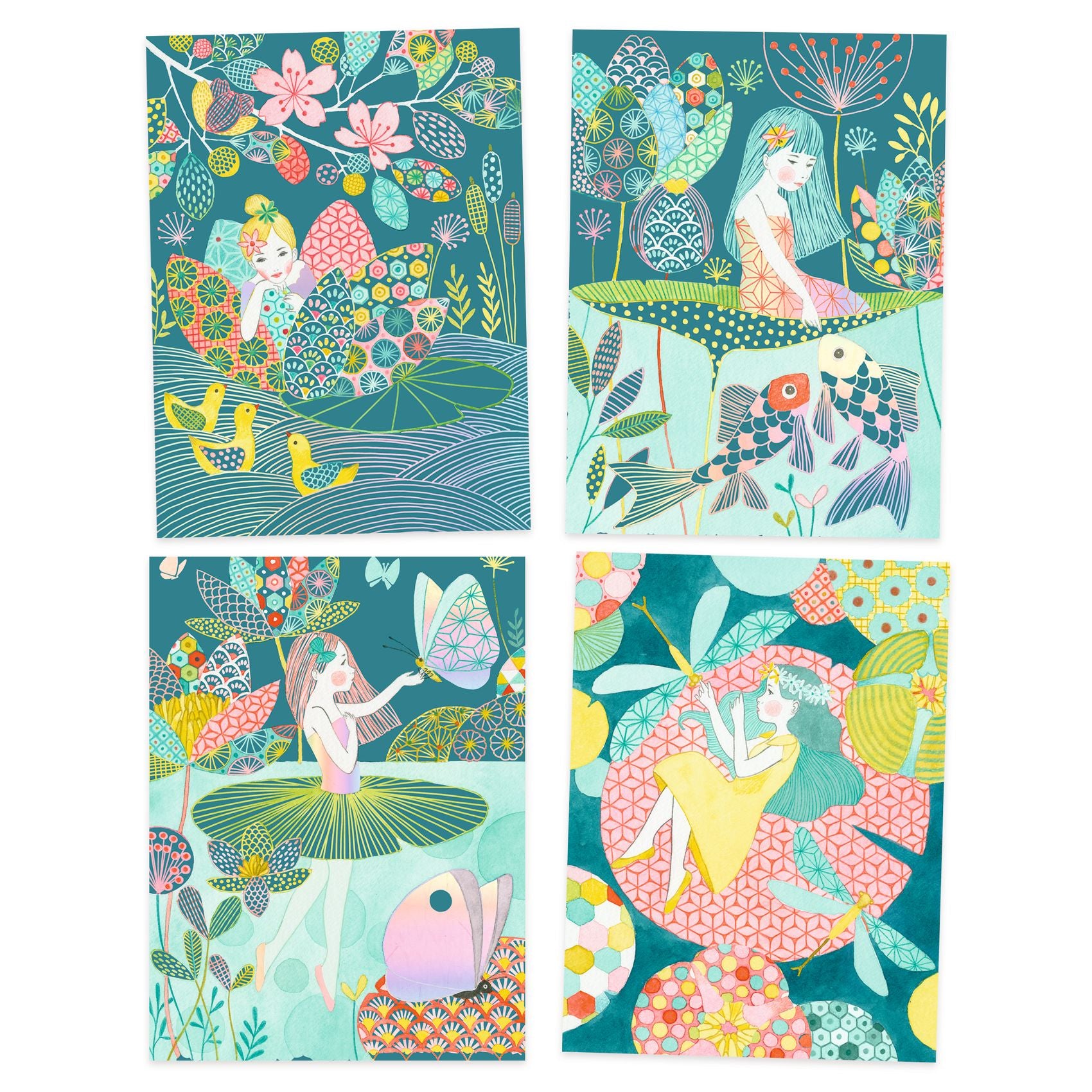 Djeco The Pond Scratch Cards