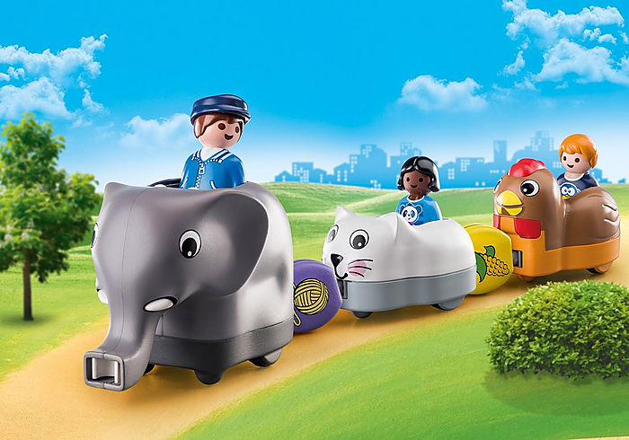 Playmobil 1.2.3 70405 Animal Train