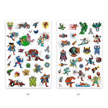 Djeco Heroes Vs Villains Temporary Tattoos