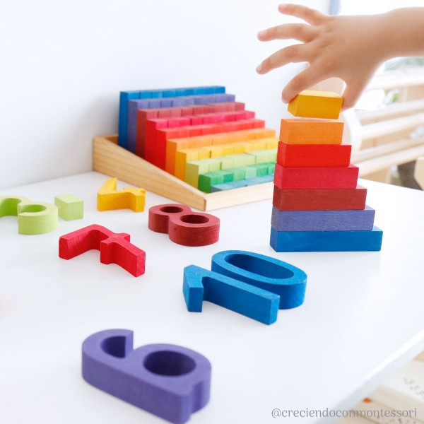 Grimms Small Stepped Counting Blocks