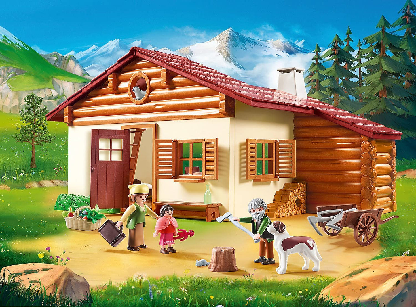 Playmobil Heidi 70253 Heidi At The Alpine Hut