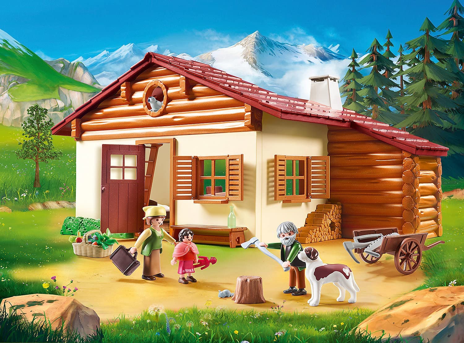 Playmobil Heidi 70253 Heidi At The Alpine Hut