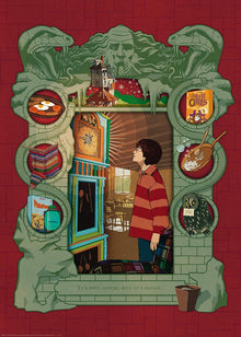 Ravensburger Harry Potter At home with the Weasley Family 1000pc Jigsaw Puzzle